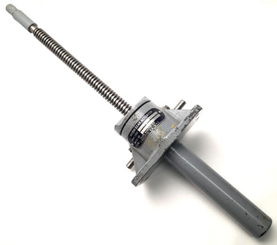 Used Duff Norton M2002-1301 Worm Gear Actuator 2 Ton Capacity, 130mm Travel, Threaded