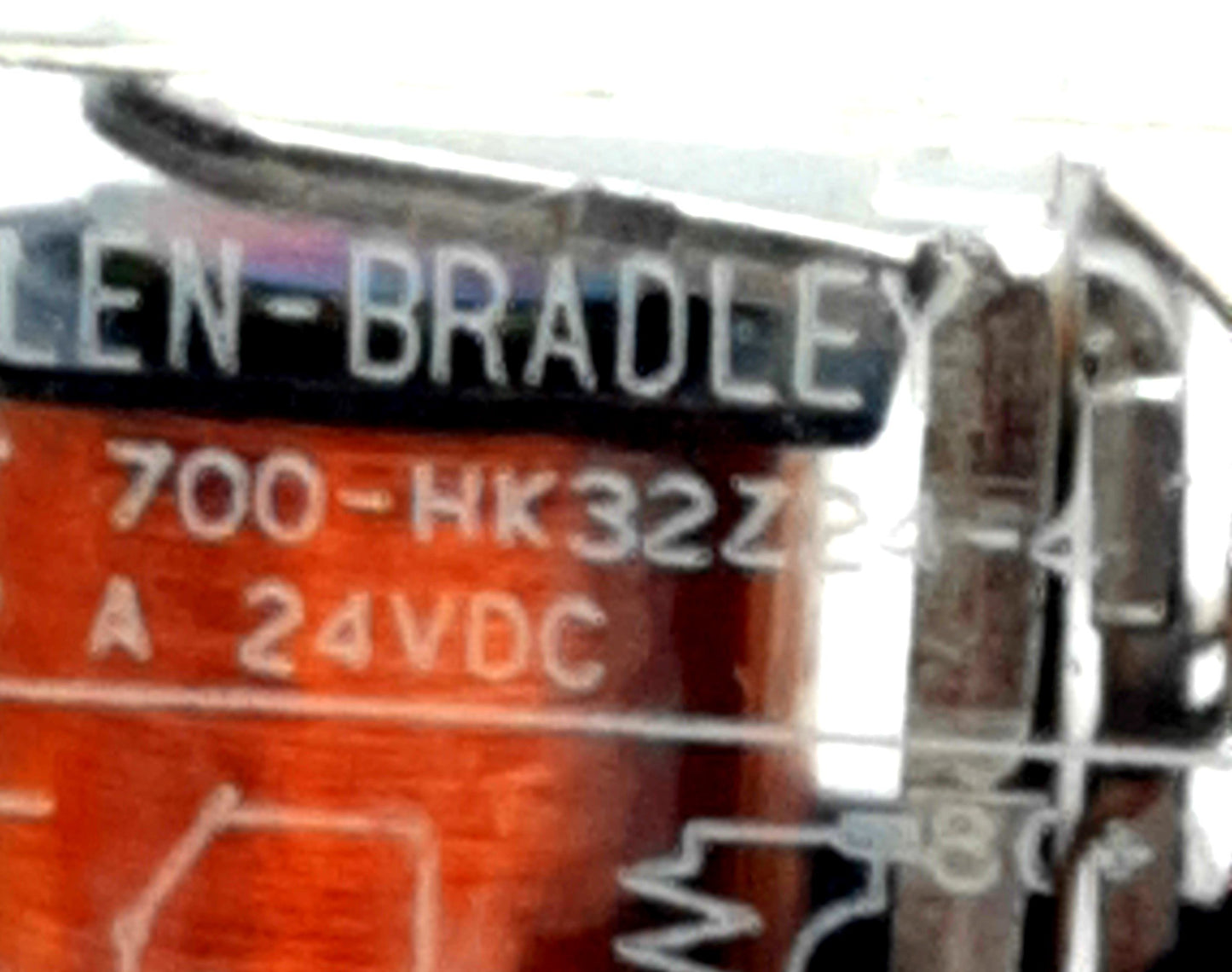 Used Lot of 3 Allen-Bradley 700-HK32Z24-4 Relays With Base, 120VAC Coil, DPDT