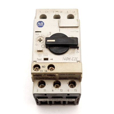 Used Allen Bradley 140M-C2E-C16 Motor Protector Circuit Breaker 3-Pole 10-16A 600V
