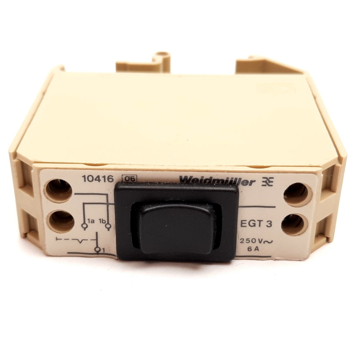 Used Weidmuller EGT 3 Digital Signaling Switch and Button Module, Rating: 6A 250VAC
