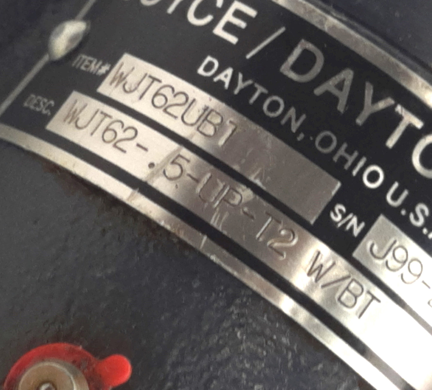 Used Joyce/Dayton WTJ62-.5-UP-T2 W/BT Machine Screw Jack, 2Ton Capacity, Upright, Pad