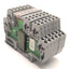 Used Lot of 6 Wago 859-304 Relay Terminal Blocks, 24v DC Supply, 5A 250v AC Contact