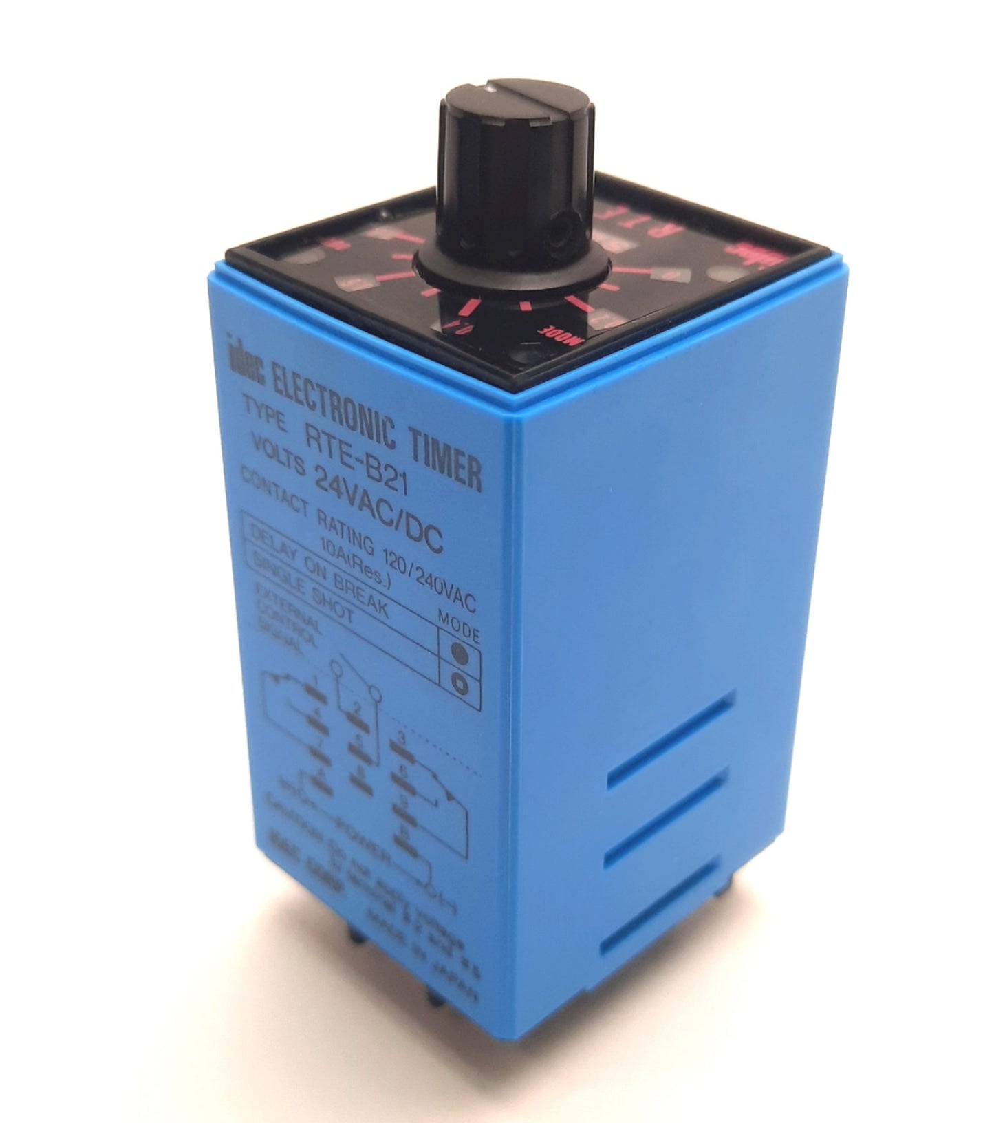 Used Idec RTE-B21 Analog Timer Relay, 24v AC/DC Supply, 120/240v AC 10A Contact