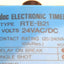 Used Idec RTE-B21 Analog Timer Relay, 24v AC/DC Supply, 120/240v AC 10A Contact