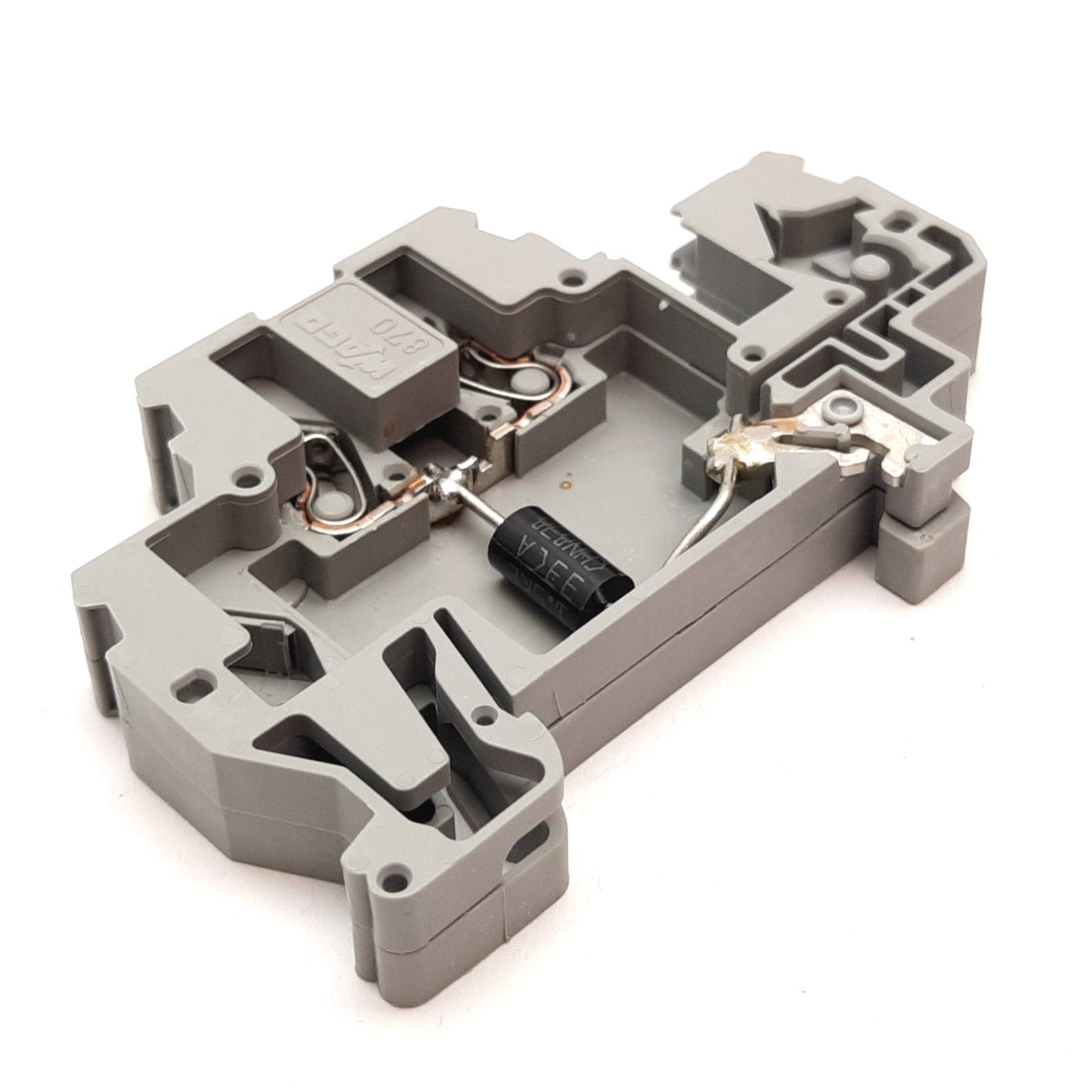 New Wago 870-523/281-589 Terminal Block with Suppressor Diode, Rating: 24VDC