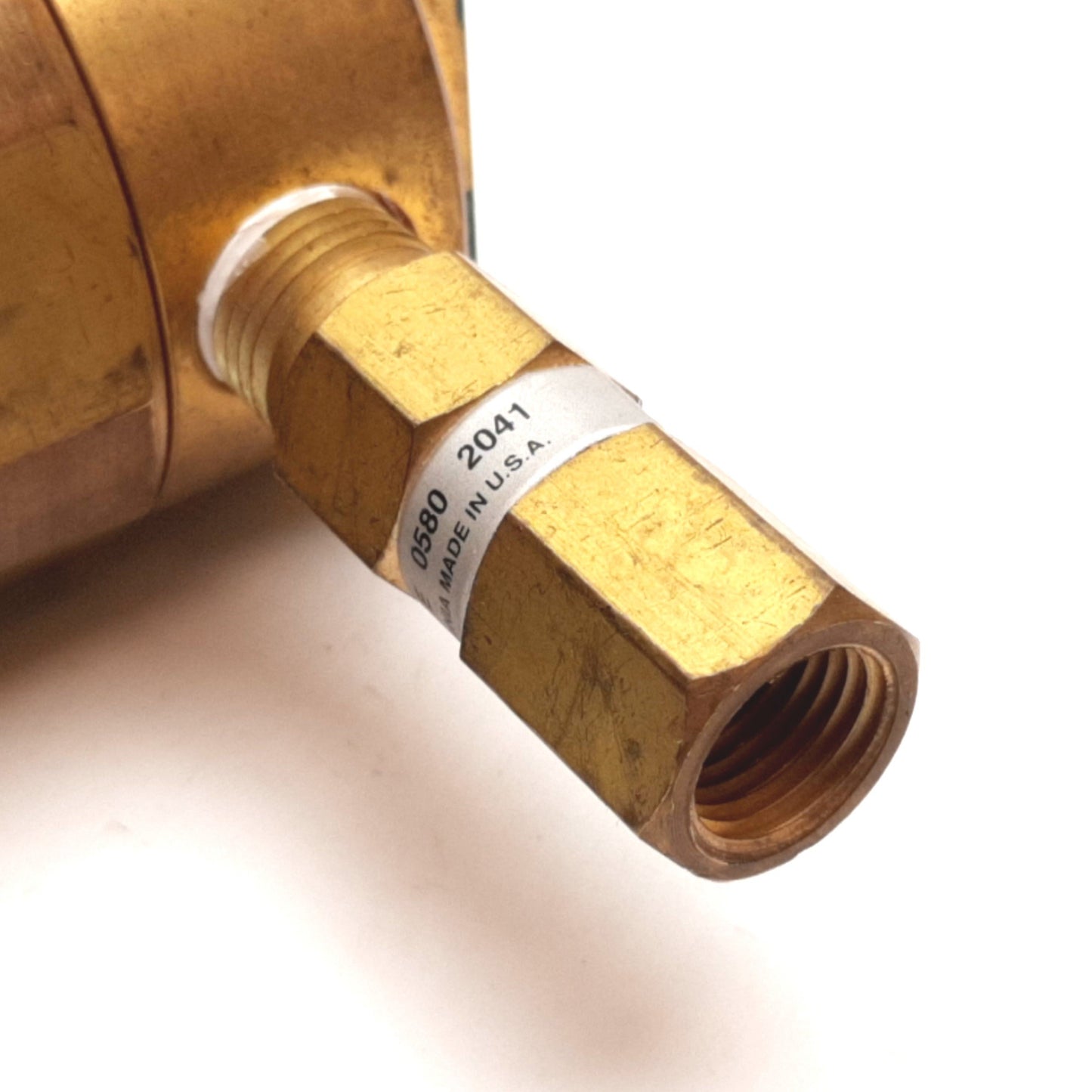 Used Concoa 4052001-000 Gas Regulator, In: 3000psi Max, Out: 0-50psi, W/ 100psi Gauge