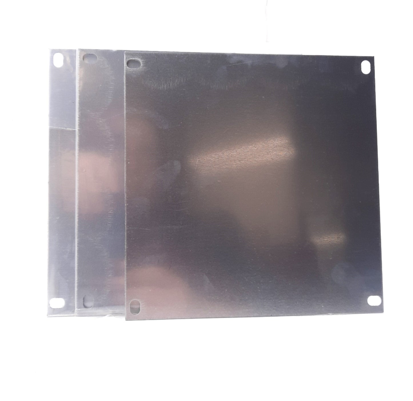 New Lot of 3 Integra ABP-88-P604 Enclosure Back Panel For 8x8" Enclosure, 6.75x6.75"
