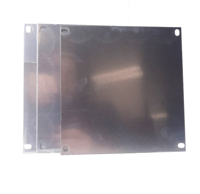 New Lot of 3 Integra ABP-88-P604 Enclosure Back Panel For 8x8" Enclosure, 6.75x6.75"