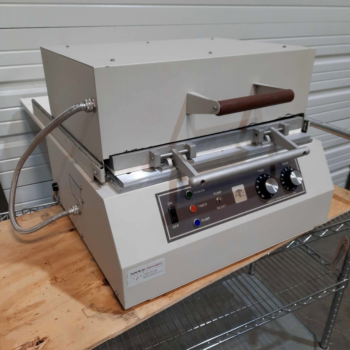 Used American Thermoform Brailon Duplicator, 18 5/8 x 13 7/8" Frame, 120VAC 15A