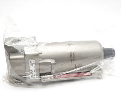 New SMC AFM40-N03-8Z Modular Mist Separator, 3/8" NPT, 150PSI Max, Max Temp 140°F