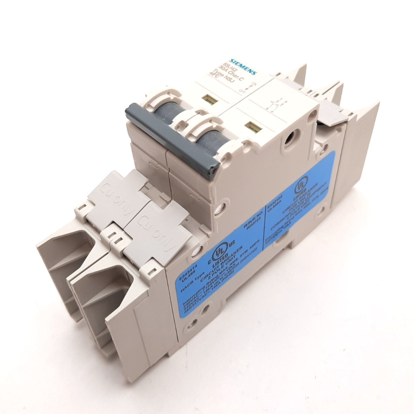New Siemens 5SJ4230-7HG42 Circuit Breaker, 2-Pole, Rating: 30A 480Y/277V, C-Curve