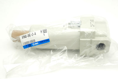 New SMC AFM40-04C-2-A Mist Separator, 1.0 MPa Max Air, 60°C Max, RC1/2"