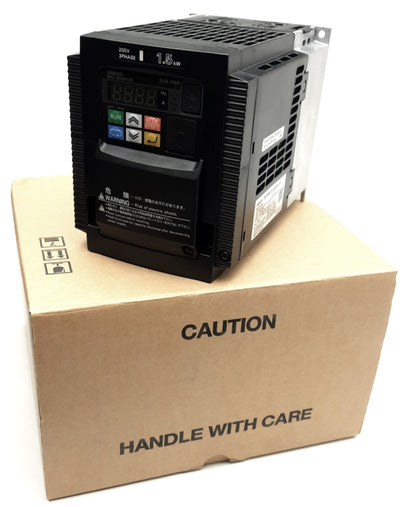New Omron 3G3MX2-A2015-V1 Power Inverter, IN 200-240V 10.8/9A, 0.1-580Hz Output