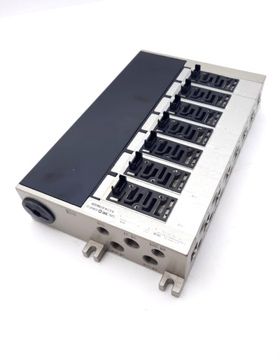 New SMC NVV5FS2-01T1-071-02T Pneumatic Manifold Plug In 7 Stations 1/8" NPT 1/4" NPT