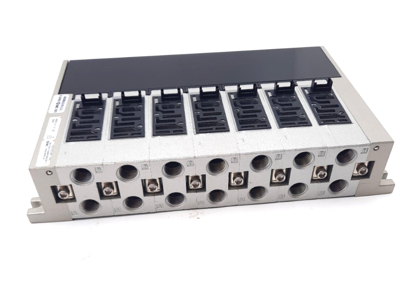 New SMC NVV5FS2-01T1-071-02T Pneumatic Manifold Plug In 7 Stations 1/8" NPT 1/4" NPT