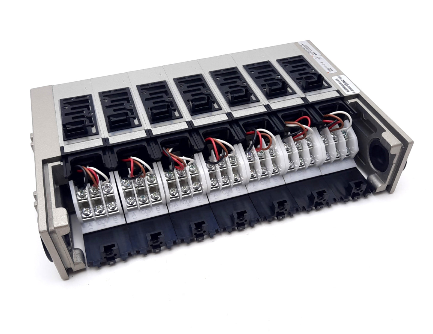 New SMC NVV5FS2-01T1-071-02T Pneumatic Manifold Plug In 7 Stations 1/8" NPT 1/4" NPT