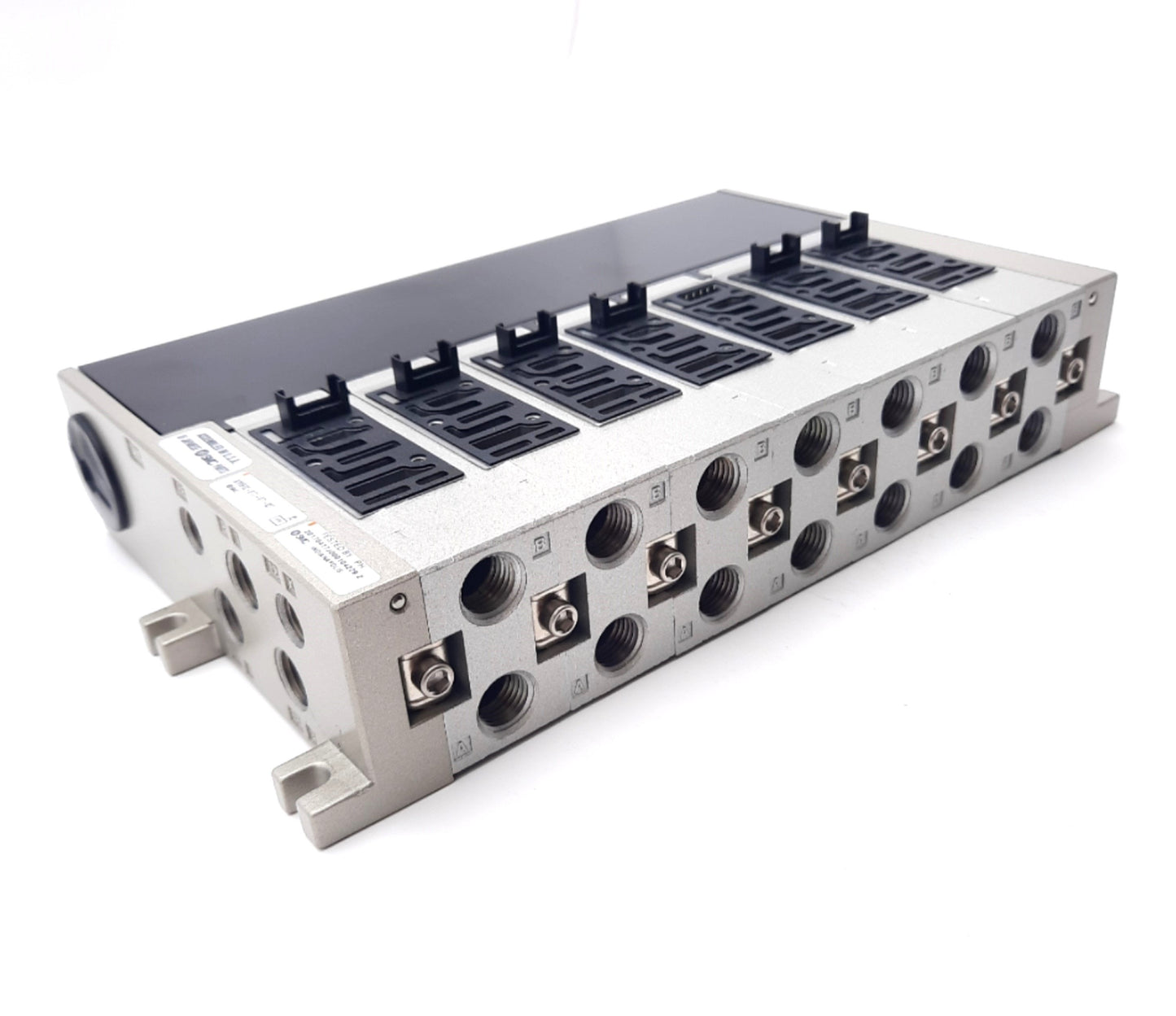 New SMC NVV5FS2-01T1-071-02T Pneumatic Manifold Plug-In 7 Stations 1/8" NPT 1/4" NPT