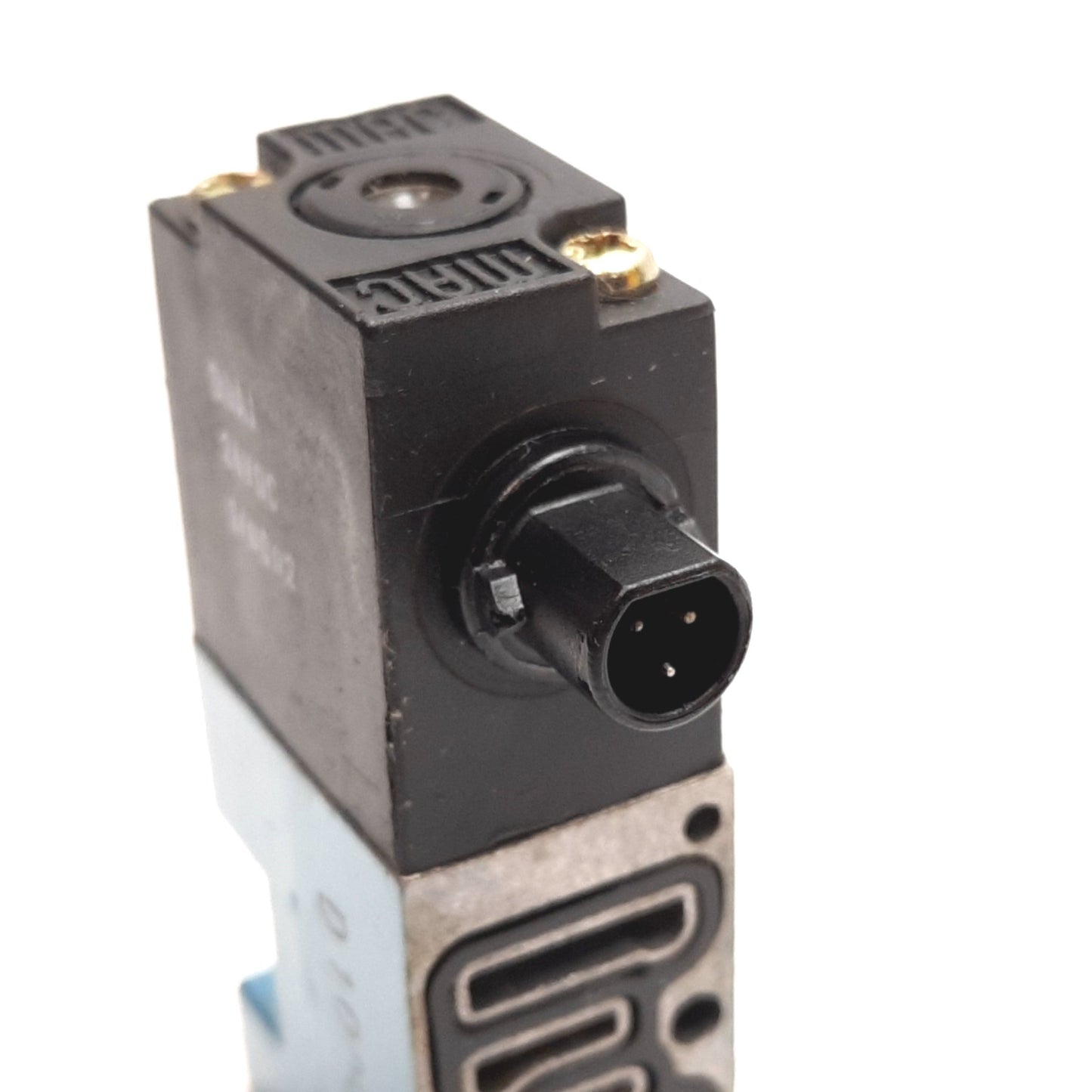 Used Mac 45A-M00-DDAJ-1FM Solenoid Valve, 2-Position 4-Port, 24VDC, Vacuum to 120psi