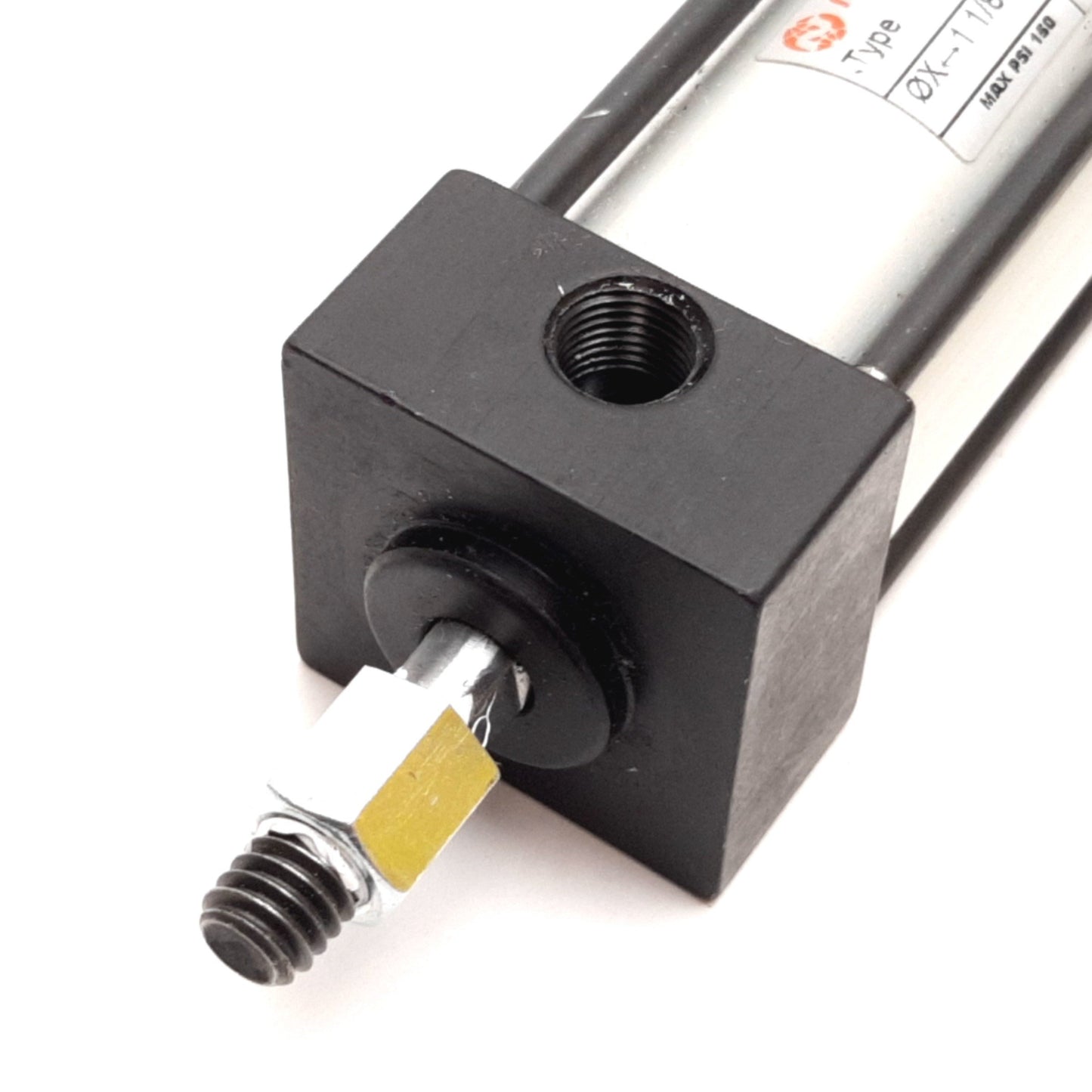 Used Norgren TC5/16-REV.#0 Pneumatic Cylinder, Bore: 1-1/8", Stroke: 4", 150psi Max