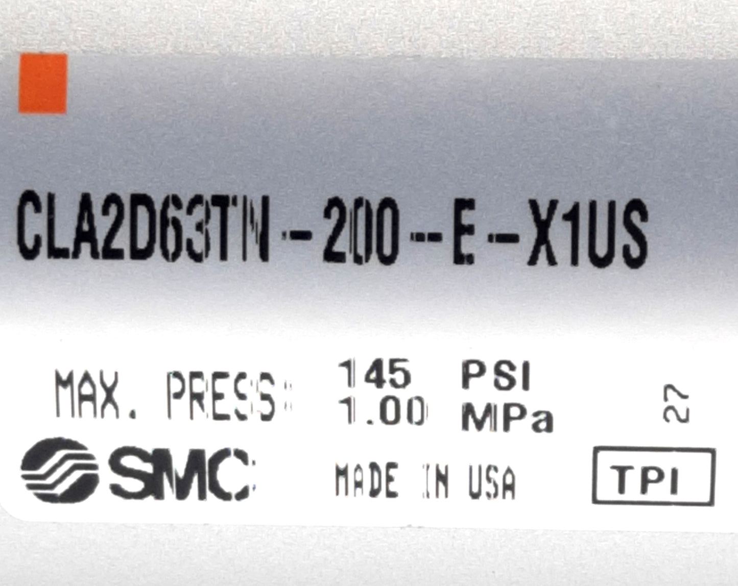 New – Open box SMC CLA2D63TN-200-E-X1US Tie Rod Cylinder, 63mm Bore 200mm Stroke w/ CLA2-63TN-E