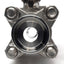 New Dixon Bradford BV2CV-050CC-A 3-Piece Ball Shut-Off Valve CF8M SS 1/2" 1000WOG