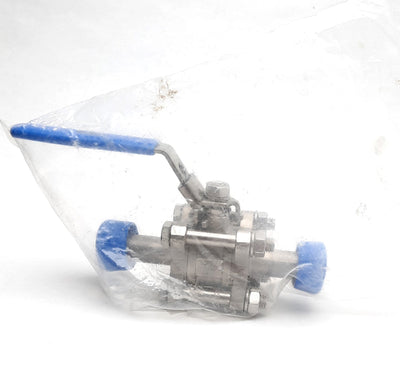 New Dixon Bradford BV2CV-050CC-A 3-Piece Ball Shut-Off Valve CF8M SS 1/2" 1000WOG