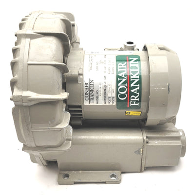 Used Conair Franklin R3P305A-30 Regenerative Blower 1/2HP 208-230/460VAC 3-Ph 3450RPM