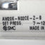 New SMC AW20K-N02CE-Z-B Filter Regulator, 150Psi Max, 140°F Max, Polycarbonate Bowl