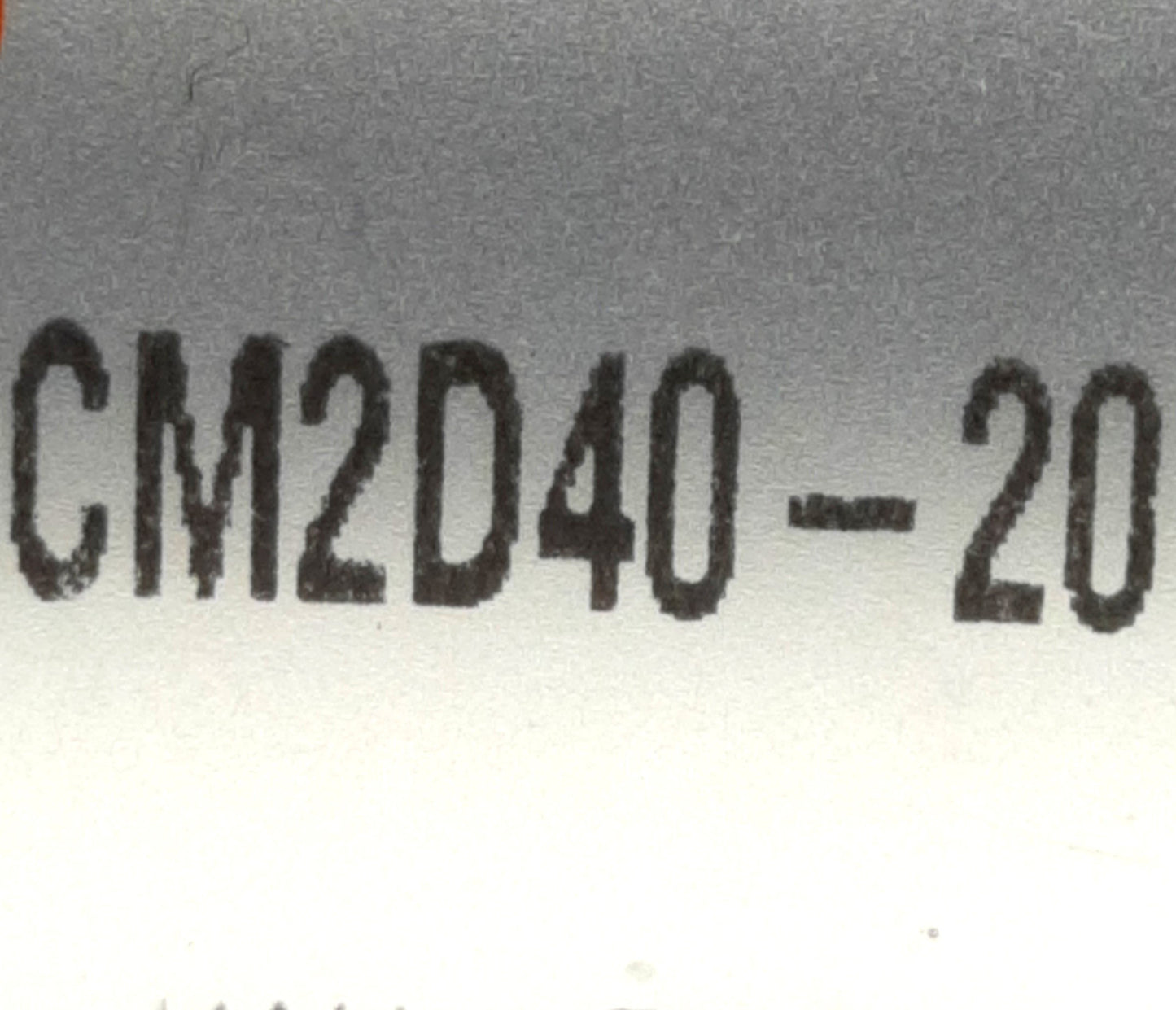 New – Open box SMC CM2D40-20 Pneumatic Cylinder, 40mm Bore, 20mm Stroke, 1/4 Rc, 1.0MPa Max