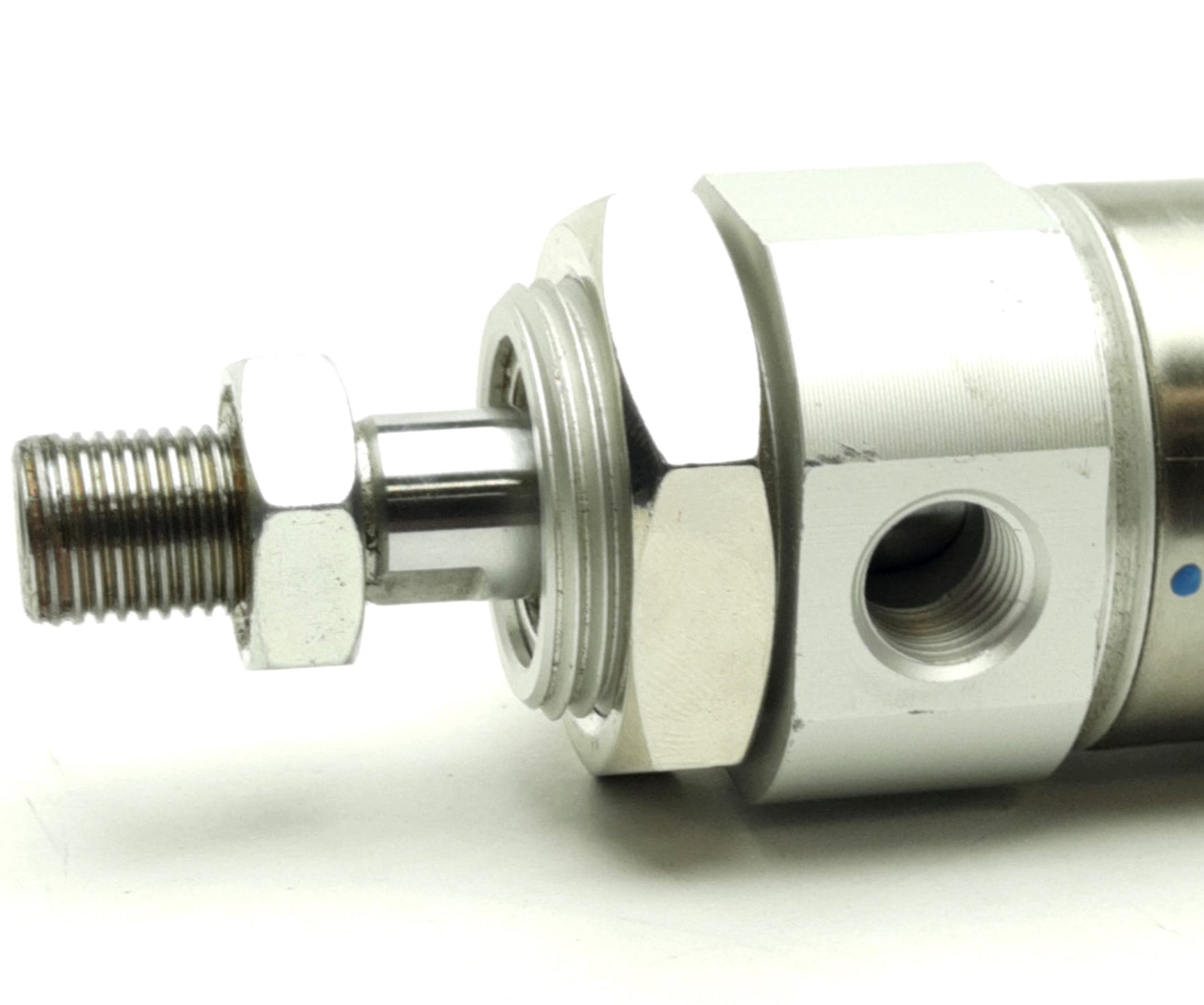 New – Open box SMC CM2D40-20 Pneumatic Cylinder, 40mm Bore, 20mm Stroke, 1/4 Rc, 1.0MPa Max