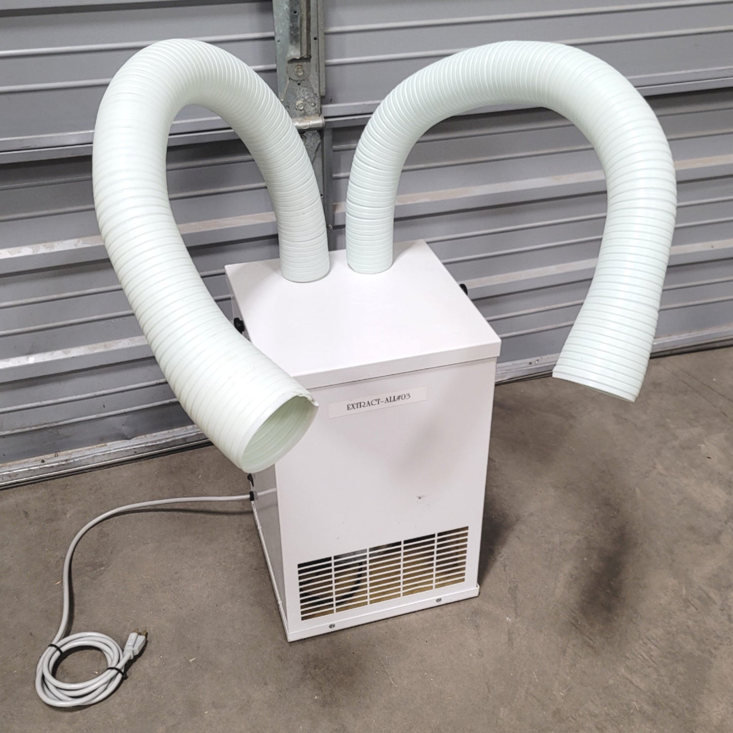 Used Air Systems S-987-2 Extract-All Fume Dust Smoke Extractor, HEPA, 175CFM, 120VAC