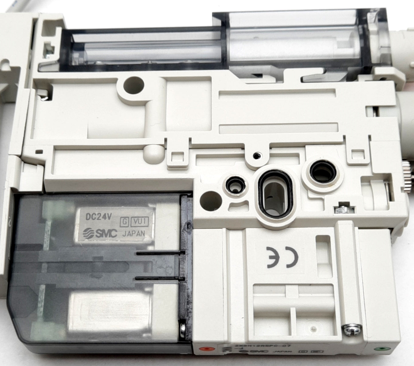 New – Open box SMC ZK2H12R5PC-07-J Vacuum Ejector, 24VDC Ø1.2 Nozzle, -101 KPa Max Ø1/4" V Port