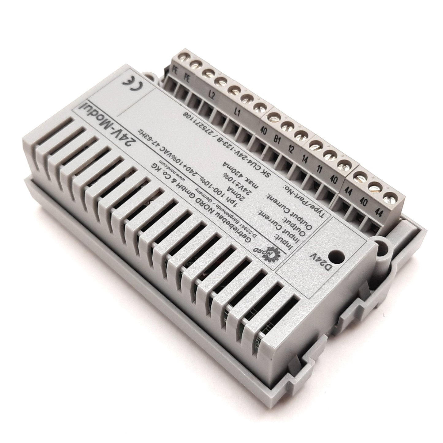 New Nord SK CU4-24V-123-B Power Supply, Input: 100-240VAC 20mA, Output: 24V 420mA