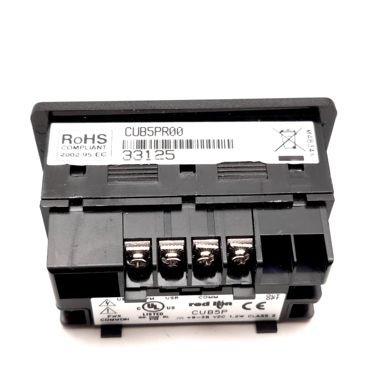 New Red Lion CUB5PR00 5-Digit Process Meter 0-10V 0-20mA 0-50mA USB/Sinking 9-28VDC