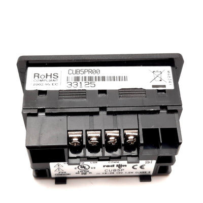 New Red Lion CUB5PR00 5-Digit Process Meter 0-10V 0-20mA 0-50mA USB/Sinking 9-28VDC