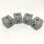 Used Lot of 4 Bosch 3 842 523 877 Aluminum Profile Cubic Corner Joint Connector 45mm