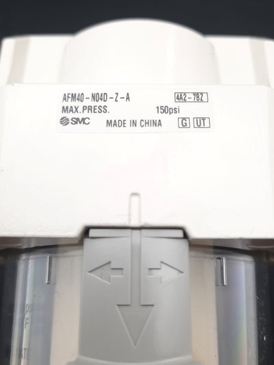 New SMC AFM40-N04D-Z-A Mist Separator Module 150 PSI 1/2" NPT N.O Drain Port