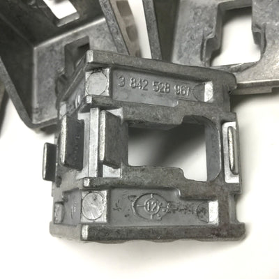 Used Lot of 8 Bosch 3842528967 Aluminum 40x40 Gusset Connector Bracket, 10mm Slot