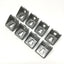 Used Lot of 8 Bosch 3842528967 Aluminum 40x40 Gusset Connector Bracket, 10mm Slot