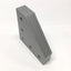 Used Lot of 4 80/20 4351 Aluminum Hardware 90° Angled Flat Plates, 5-Hole, 15-Series