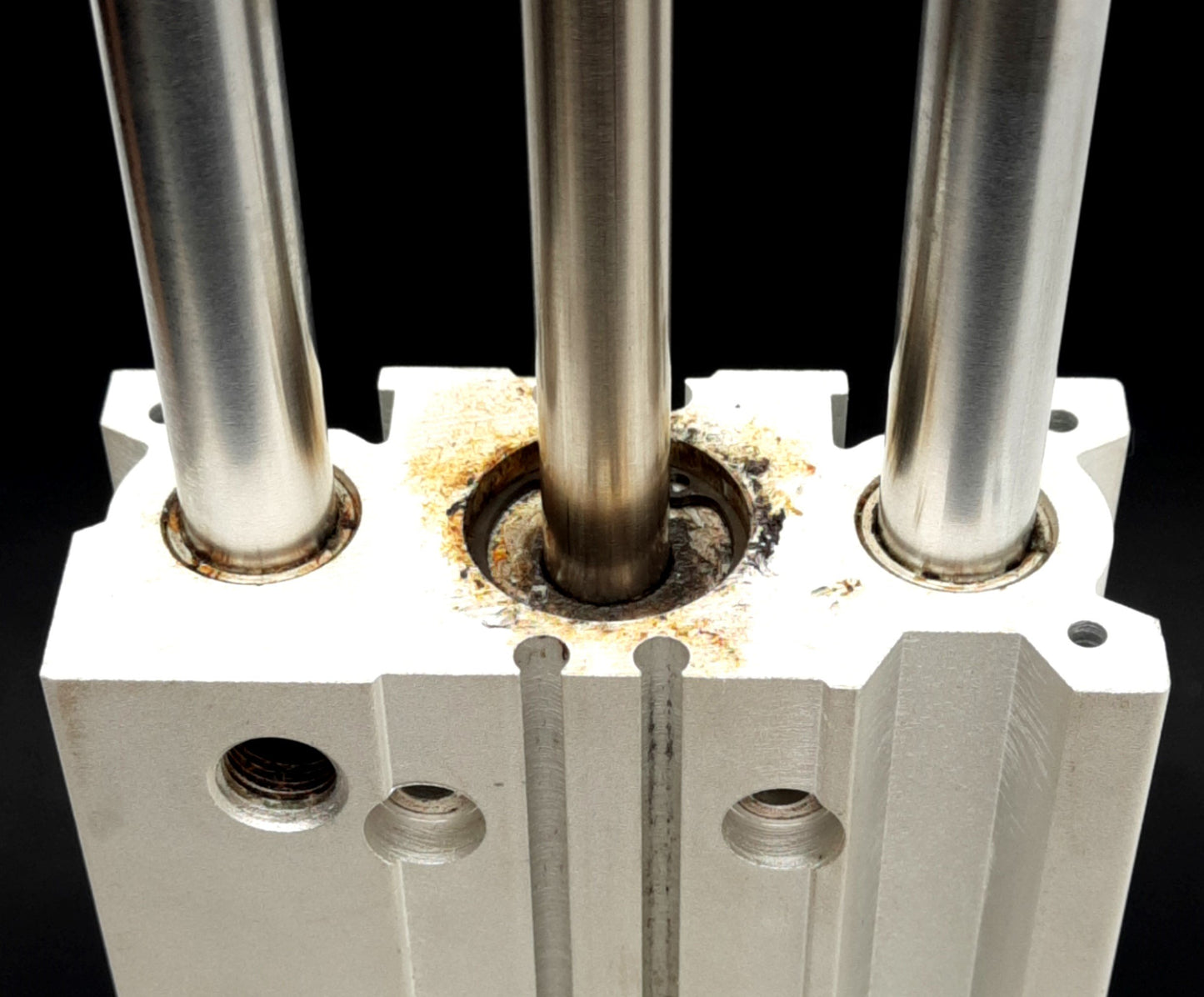 Used SMC MGPM20TN-175Z Compact Guided Cylinder, 20mm Bore, 175mm Stroke, 1.0MPa Max