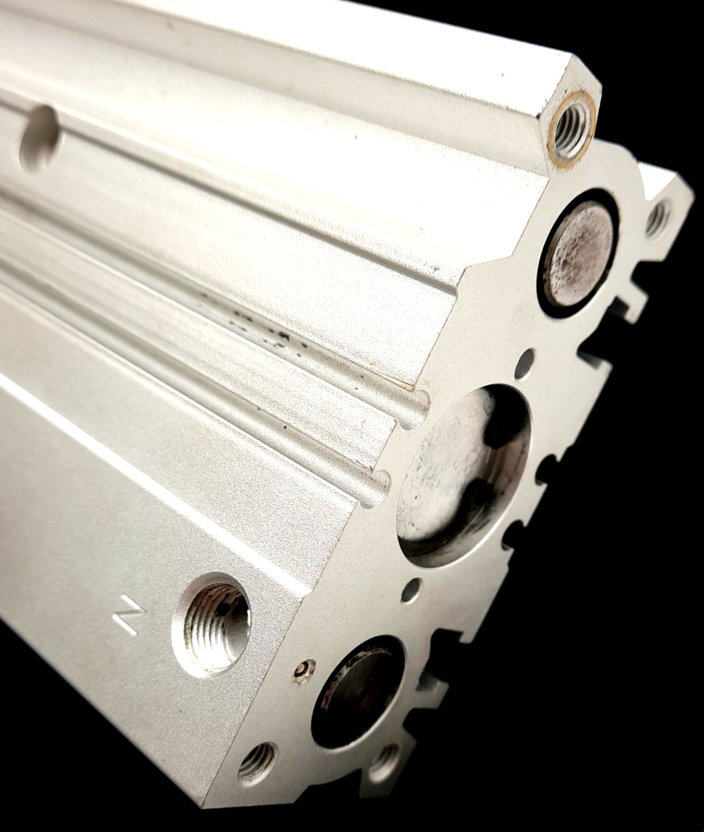 Used SMC MGPM20TN-175Z Compact Guided Cylinder, 20mm Bore, 175mm Stroke, 1.0MPa Max