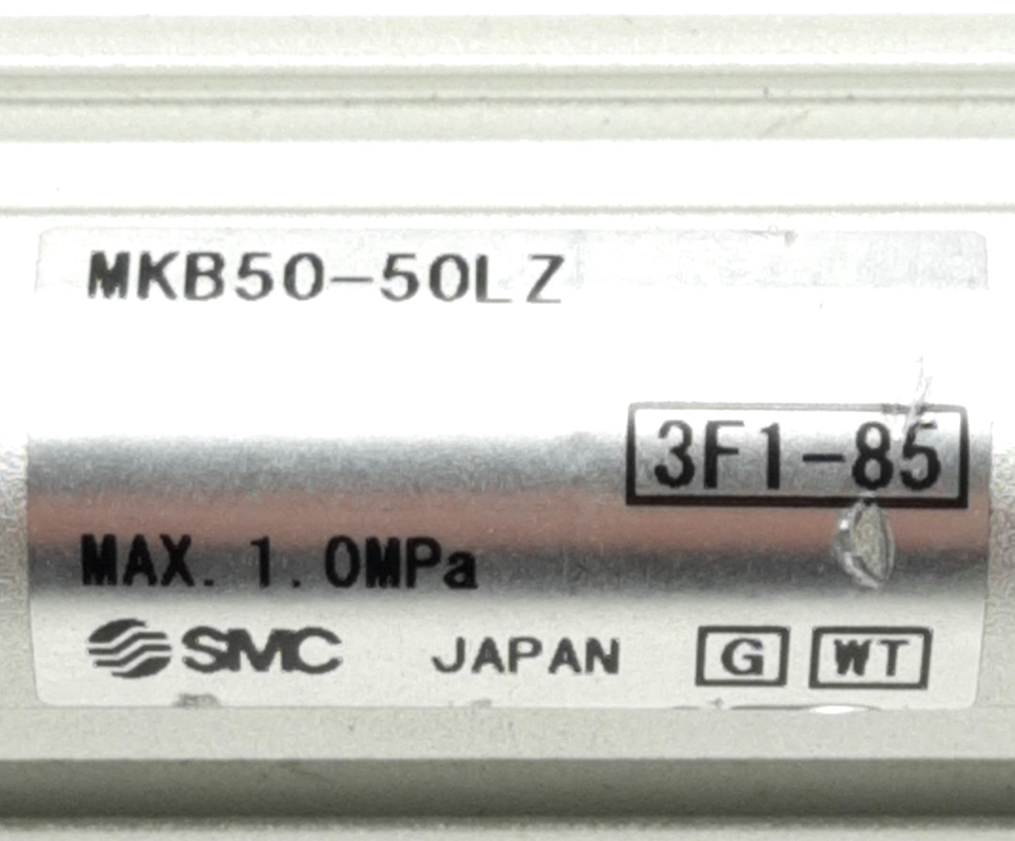 Used SMC MKB50-50LZ Rotary Clamp Cylinder, 50mm Bore, 50mm Clamp Stroke, CCW