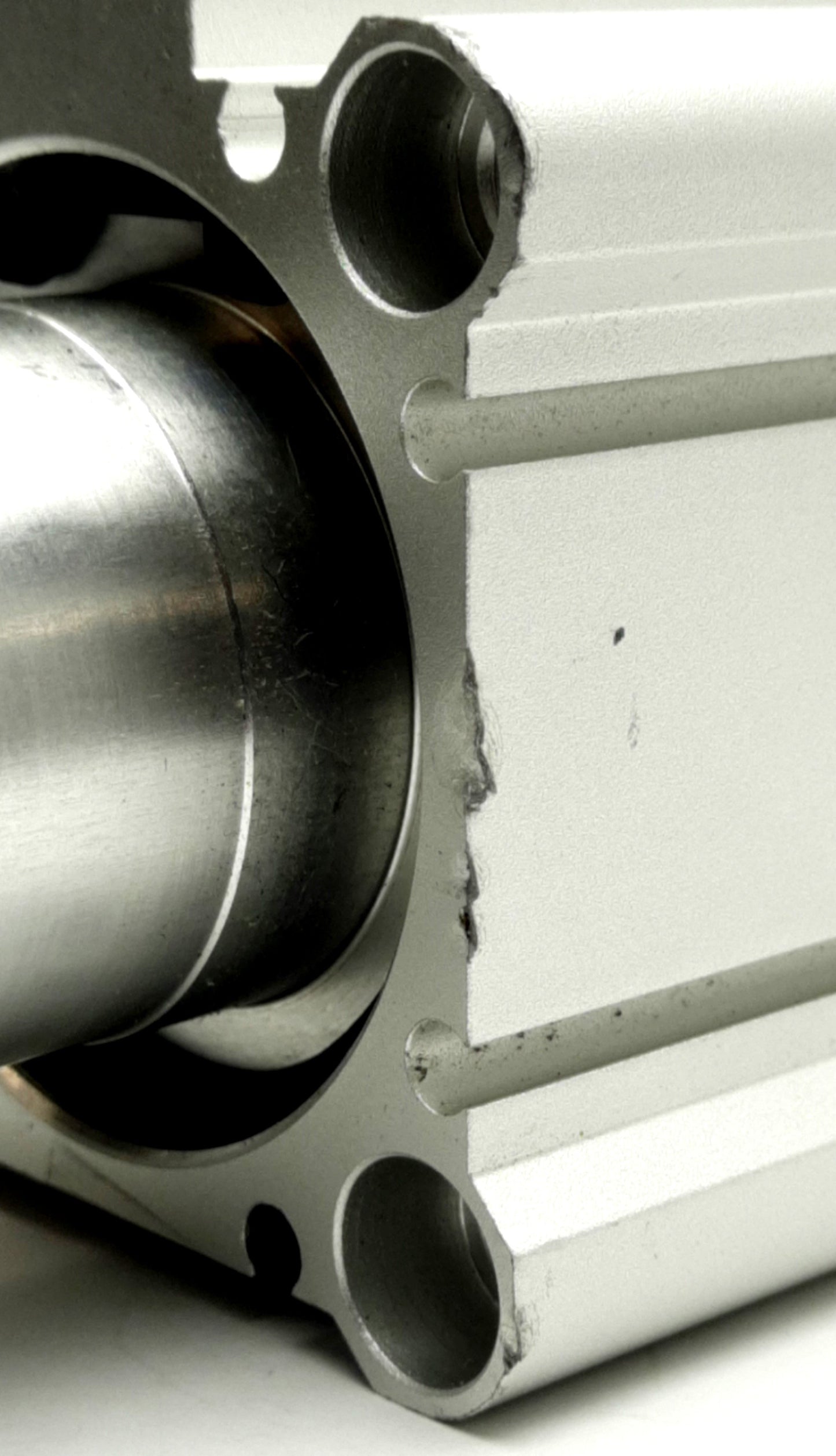 Used SMC MKB50-50LZ Rotary Clamp Cylinder, 50mm Bore, 50mm Clamp Stroke, CCW