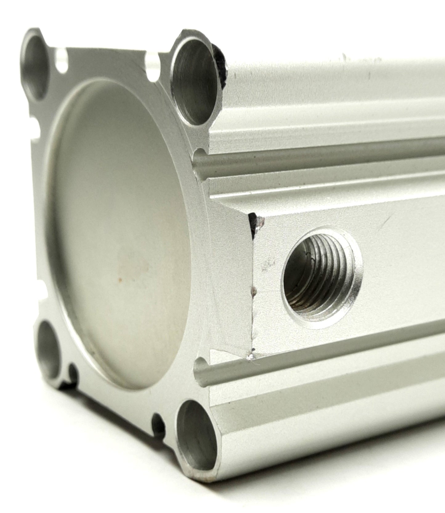 Used SMC MKB50-50LZ Rotary Clamp Cylinder, 50mm Bore, 50mm Clamp Stroke, CCW