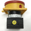 Used Moeller T0-2-1 Main Power ON-OFF Disconnect Switch, 3-Pole, 600VAC 20A