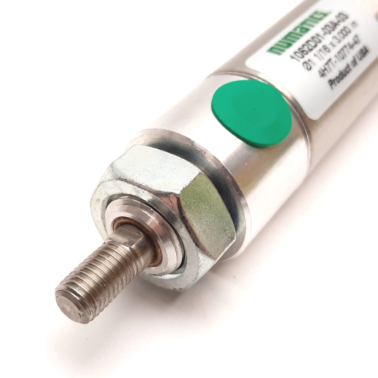 New Numatics 1062D01-03A-03 Pneumatic Cylinder, Bore: 1-1/16", Stroke: 3", 1/8" NPT