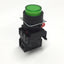 Used Omron A22LTG24A10M Illuminated Pushbutton Switch, Green, Momentary, 24V LED, 1NO