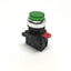 Used Omron A22RLTG24A10M Illuminated Pushbutton Switch, Green, Momentary 24V LED, 1NO