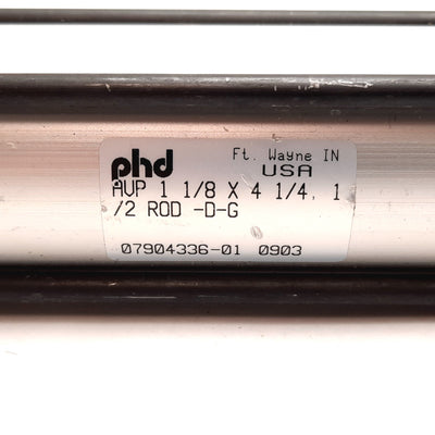 New – Open box PHD AVP 1 1/8 X 4 1/4 Pneumatic Cylinder 1.125" Bore, 4.25" Stroke, 1/8" NPT